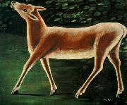 A Doe Walking Niko Pirosmanashvili